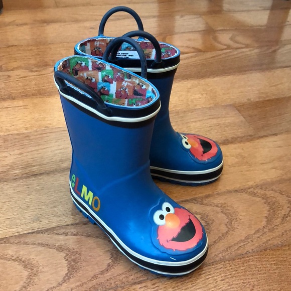 elmo rain boots